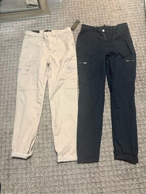Bundle Banana Republic Tan and Black Utility Cargo Pants